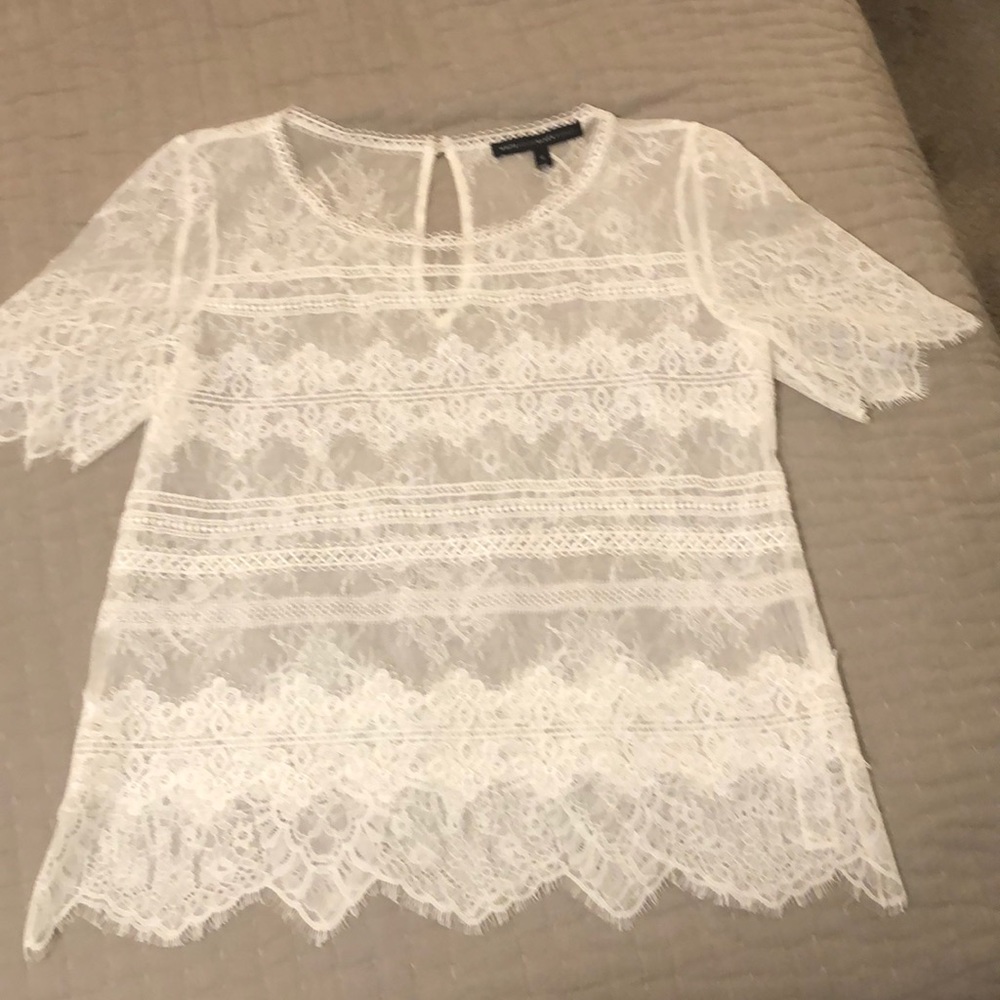 Price drop! WhiteHouse BlackMarket Lace Top